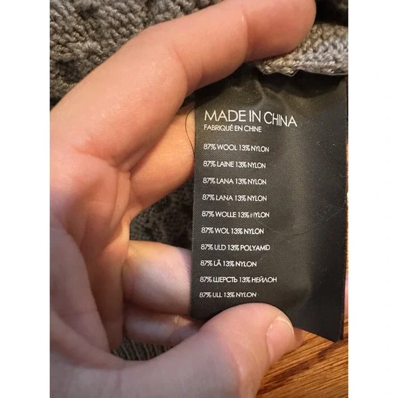 Club Monaco Purple Violet Lavender Color Block Sweater Pullover Size M 87% Wool - Picture 6 of 13